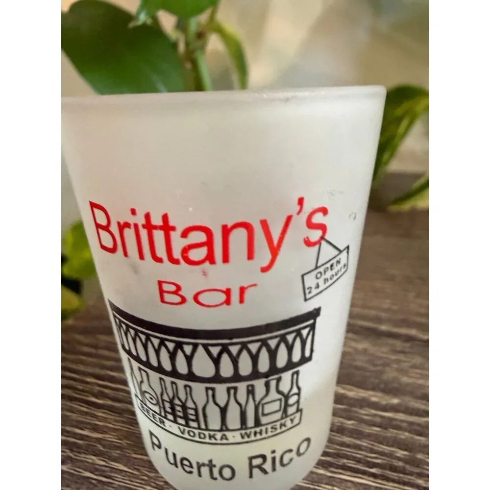 Brittany’s bar Puerto Rico shot glass